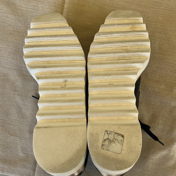 Stella McCartney platform Oxford shoes Black. Womens 39 1/2/ 9. Lightly worn. - Picture 6 of 8
